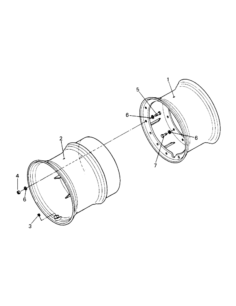 Схема запчастей Case IH ST325 - (10-14) - WHEELS WITH HUB BOLTED DUALS, MAIN WHEELS, DUAL WHEELS (19) - OPTIONS