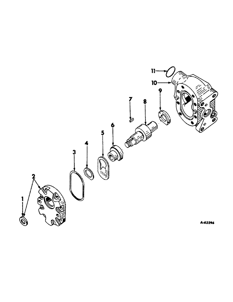 Схема запчастей Case IH 560 - (232[A]) - HYDRAULIC SYSTEM, POWER STEERING PUMP ADAPTER (07) - HYDRAULIC SYSTEM