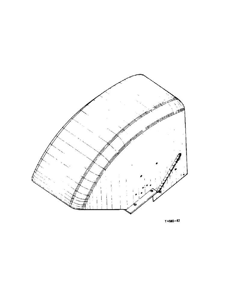 Схема запчастей Case IH 434 - (6-103) - AGRICULTURAL REAR FENDER ATTACHMENT - ATTACHMENTS (09) - CHASSIS