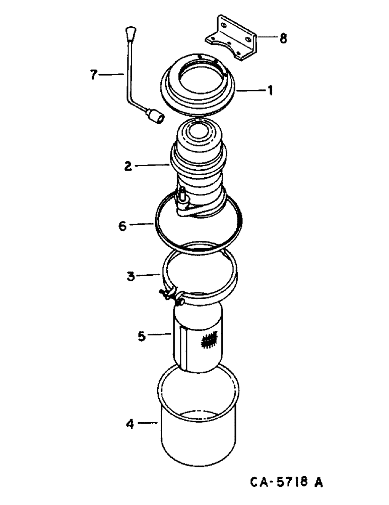 Схема запчастей Case IH 1470 - (12-08) - POWER, FUEL PUMP, TOKHEIM Power