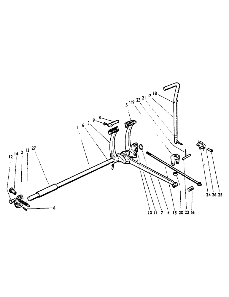 Схема запчастей Case IH 880 - (71) - BRAKE CONTROLS, STANDARD WIDTH MODELS (5.1) - BRAKES