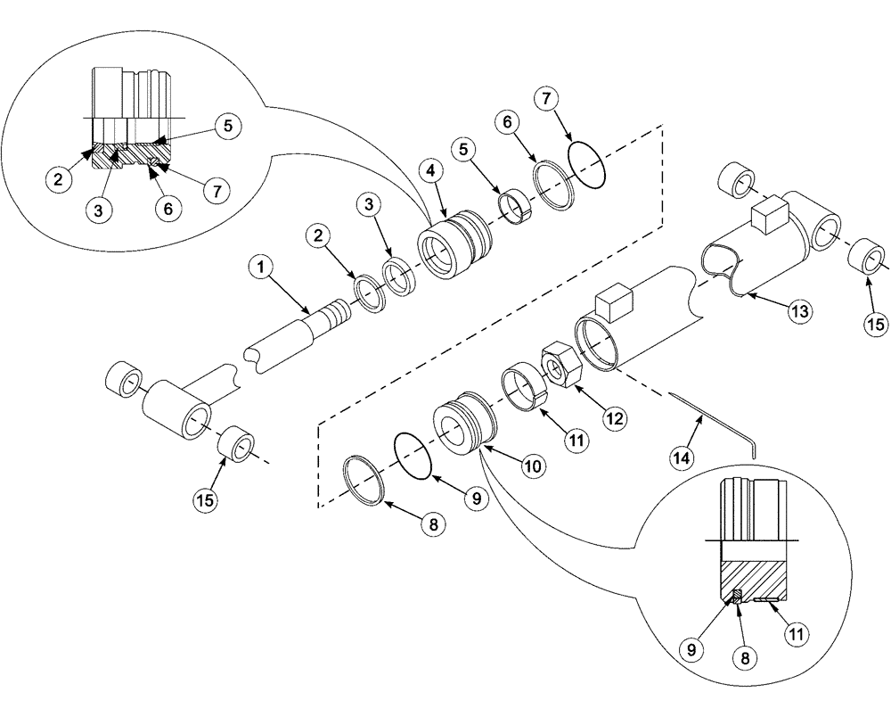 Схема запчастей Case IH LX192 - (35.701.CB) - LIFT CYLINDER (35) - HYDRAULIC SYSTEMS
