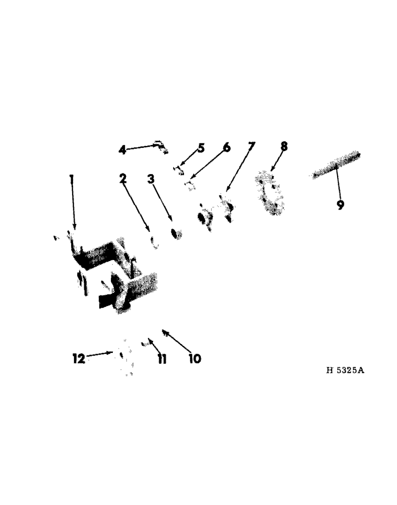 Схема запчастей Case IH 7 - (05-05[A]) - JACKSHAFT WITH SEALED BEARINGS (SPECIAL) 
