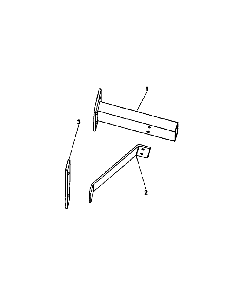 Схема запчастей Case IH 55 - (F-12) - FORWARD SHANK MOUNTING BRACKET, 22 FOOT BUILT PRIOR TO AUGUST, 1973 