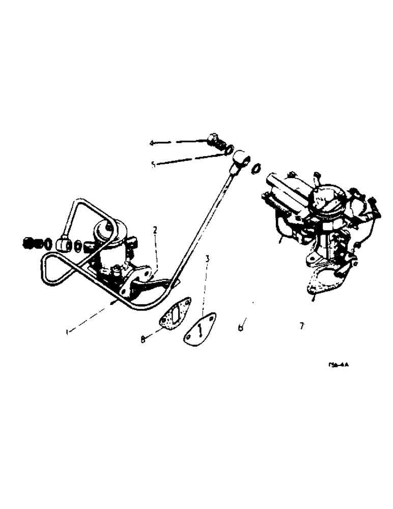 Схема запчастей Case IH 434 - (2-11) - CARBURETOR, FUEL PUMP AND PIPES - GAS ENGINE (03) - FUEL SYSTEM