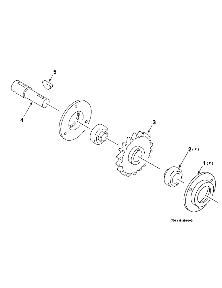 Схема запчастей Case IH 8340 - (2-28) - JACKSHAFT ASSEMBLY (58) - ATTACHMENTS/HEADERS