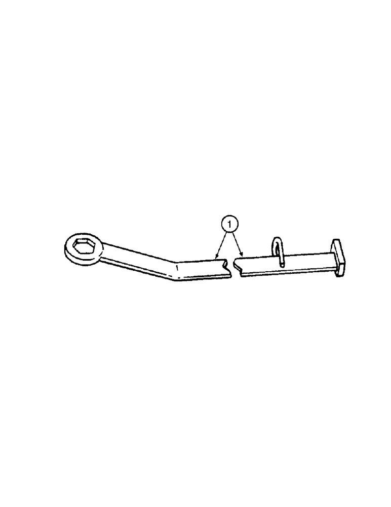 Схема запчастей Case IH INTERNATIONAL - (2-62) - WRENCH (18) - ACCESSORIES