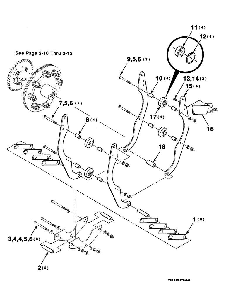 Схема запчастей Case IH 8460 - (2-14) - CLUTCH CONTROL ASSEMBLY, DRIVE SHAFT Driveline