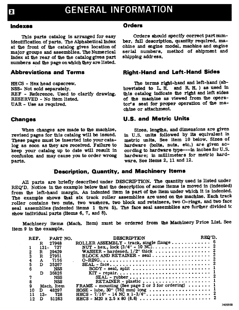 Схема запчастей Case IH 1816 - (02) - GENERAL INFORMATION (05) - SERVICE & MAINTENANCE