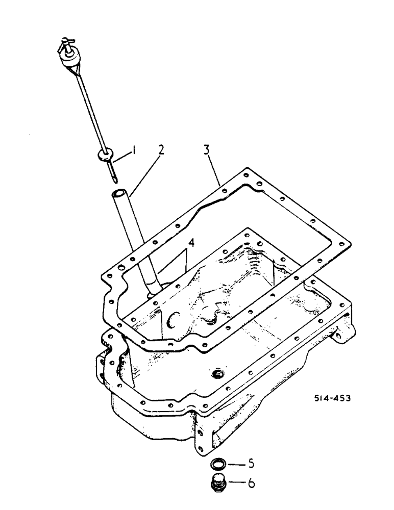 Схема запчастей Case IH 485 - (0F12-2) - CRANKCASE OIL PAN Power