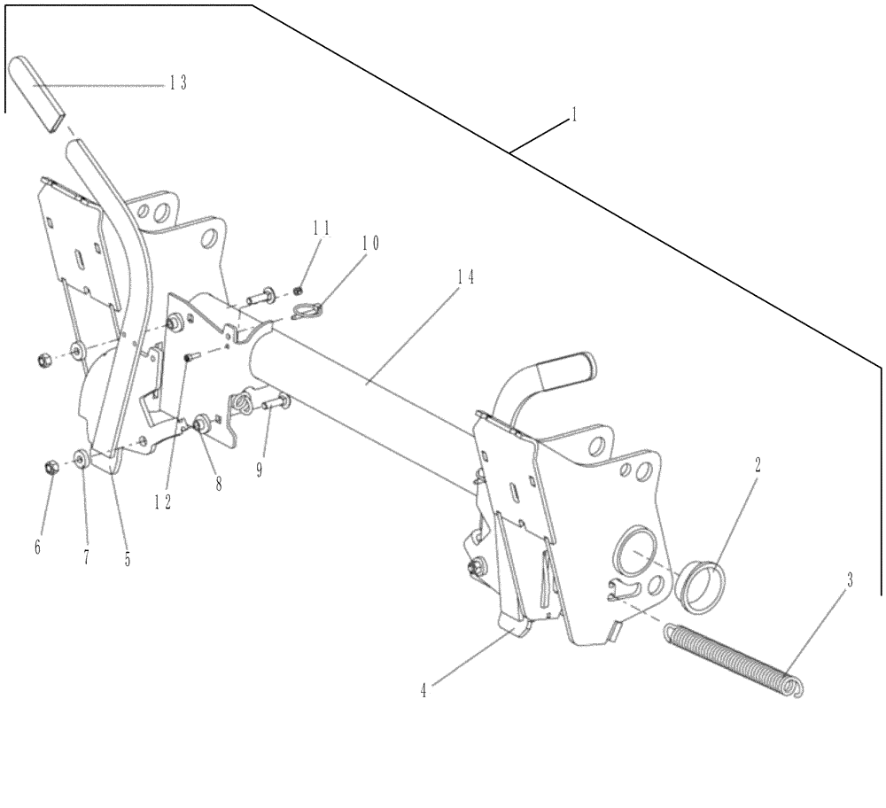 Схема запчастей Case IH L530 - (82.300.AD[01]) - TOOL CARRIER (82) - FRONT LOADER & BUCKET