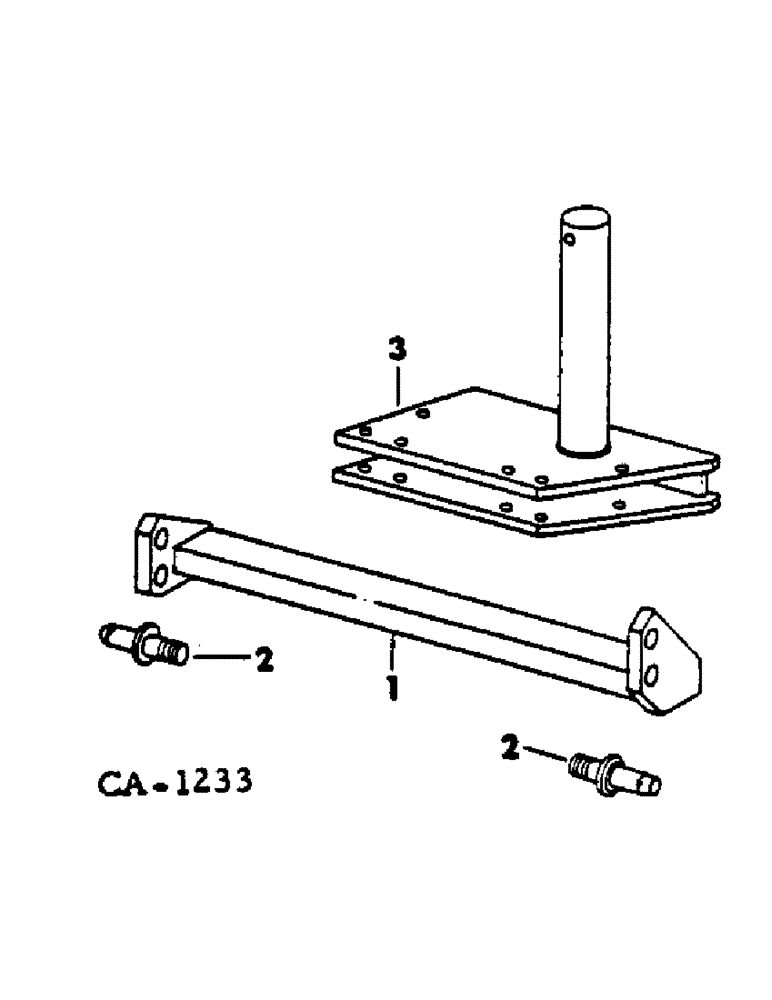 Схема запчастей Case IH 710 - (AP-26) - THREE-POINT HITCH, RIGID 