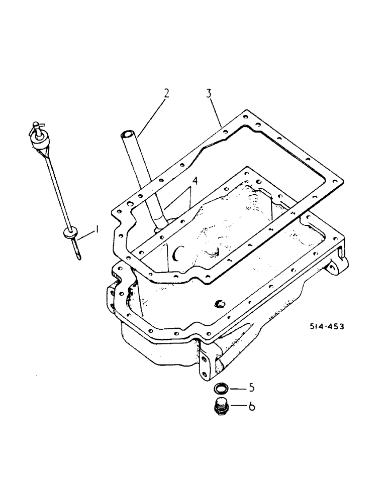 Схема запчастей Case IH 385 - (12-21) - POWER, CRANKCASE OIL PAN Power