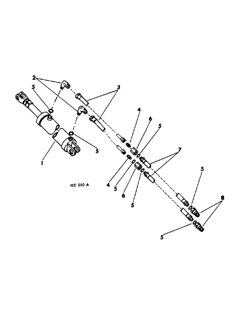 Схема запчастей Case IH 55 - (F-22) - ROCKSHAFT LIFT HYDRAULIC, LOW PRESSURE WITH DUAL REMOTE CONTROL 