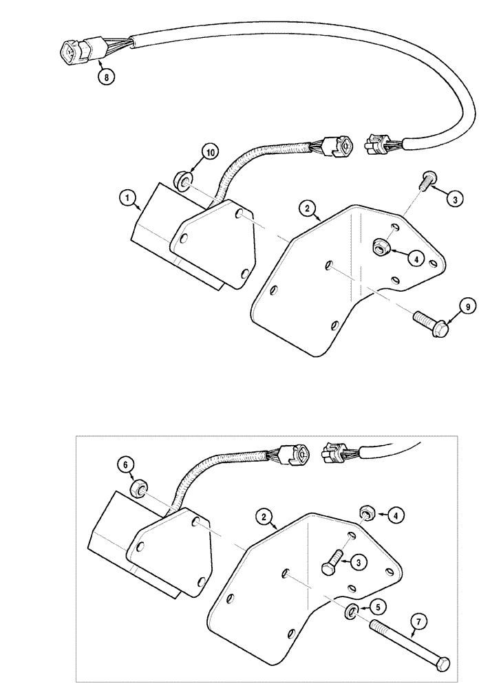 Схема запчастей Case IH MX135 - (04-36) - GROUND SPEED SENSOR (04) - ELECTRICAL SYSTEMS