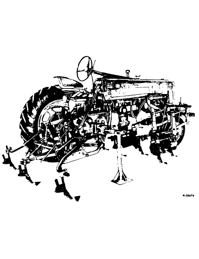 Схема запчастей Case IH 261 - (P-01) - 261 CULTIVATOR 