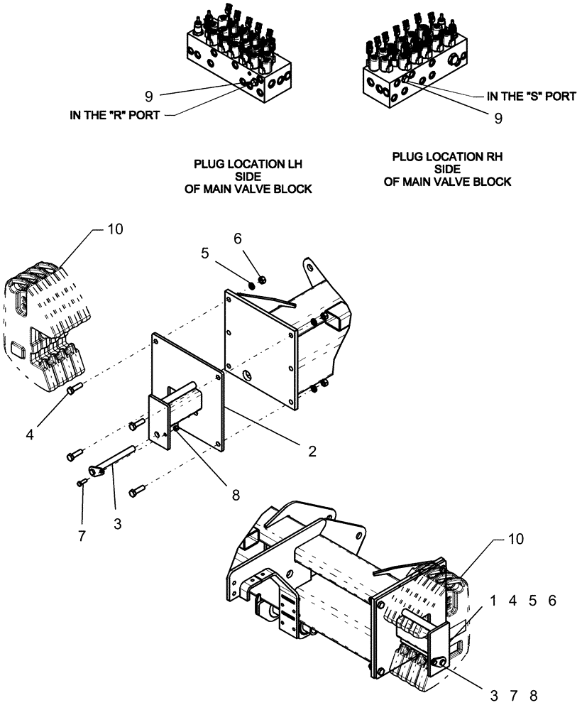 Схема запчастей Case IH 1250 - (37.140.01) - OPTION - NO MARKER SUITCASE BRACKETS - 24 ROW (37) - HITCHES, DRAWBARS & IMPLEMENT COUPLINGS