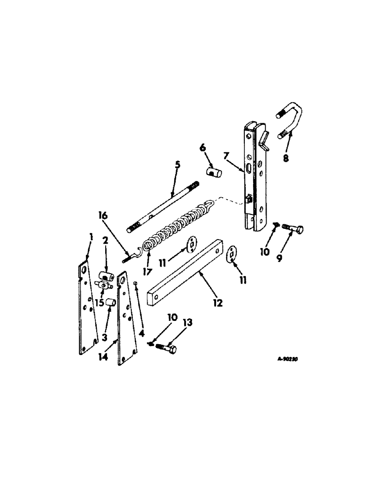 Схема запчастей Case IH 46 - (E-6) - PARALLEL LINKAGE 