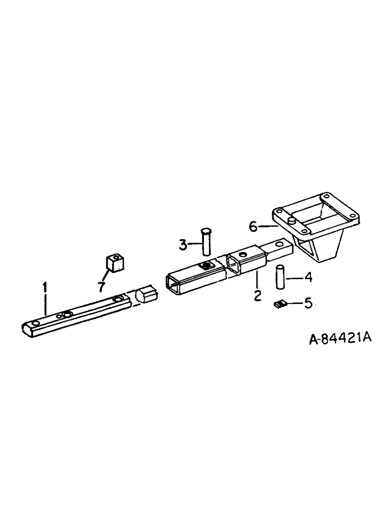 Схема запчастей Case IH 1566 - (09-03) - FRAME, STOREAWAY SWINGING DRAWBAR (12) - FRAME