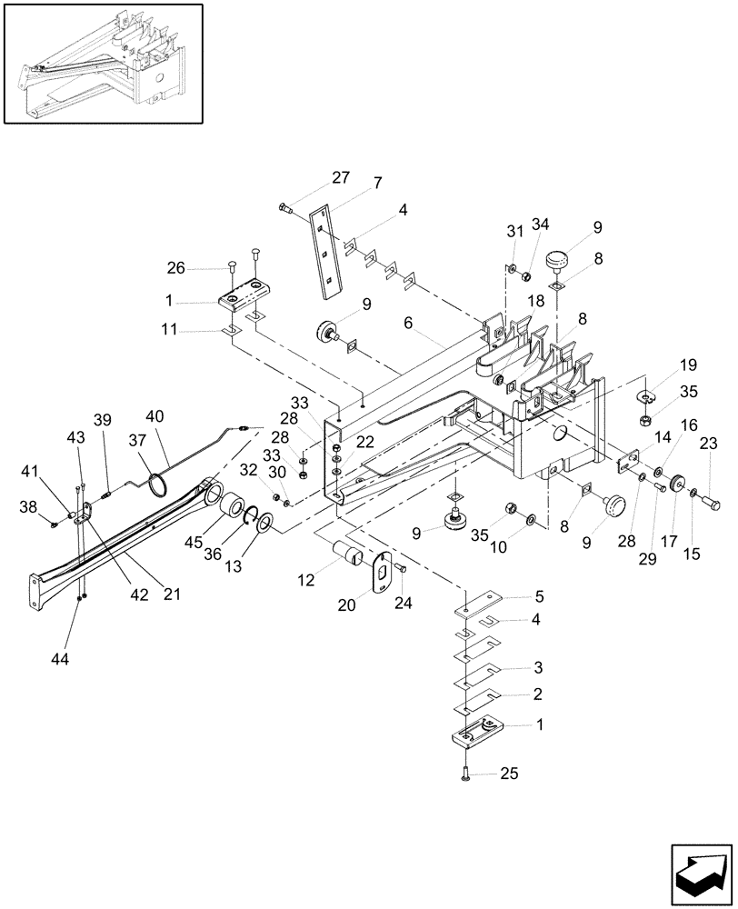 Схема запчастей Case IH SB541 - (62.150.02[2]) - PLUNGER, SB541 (62) - PRESSING - BALE FORMATION