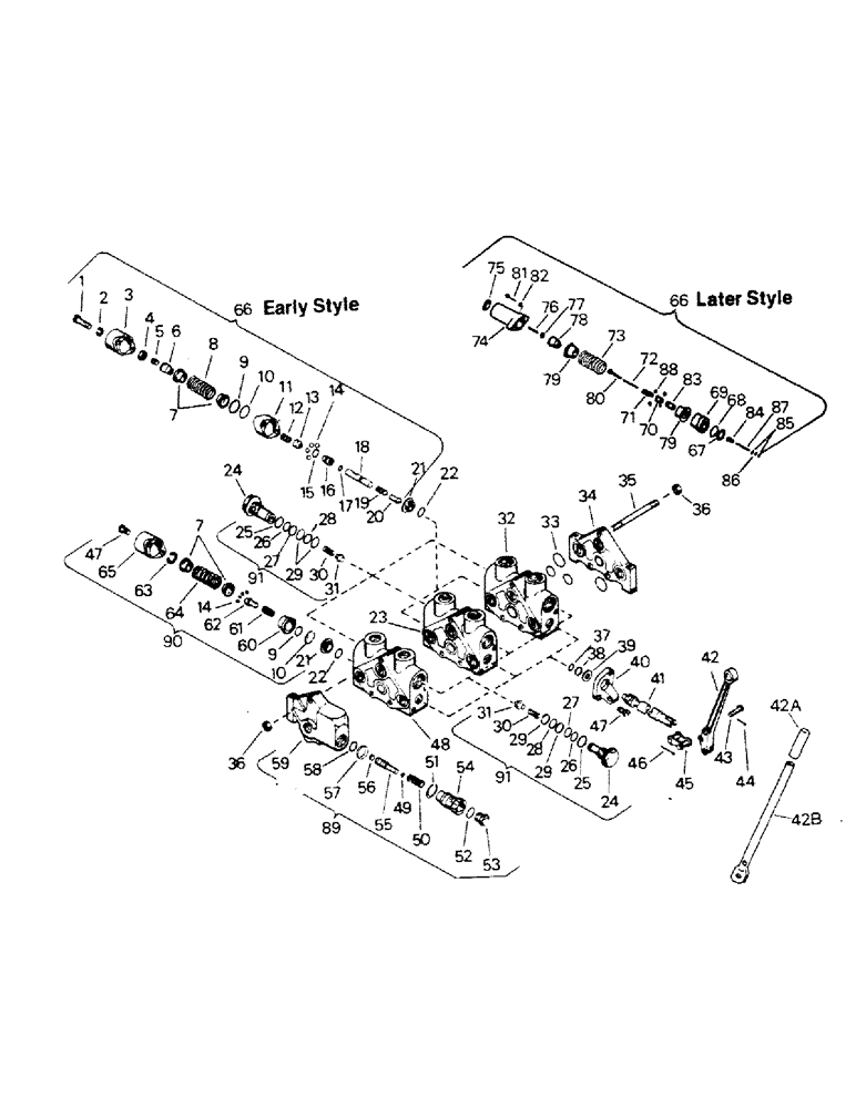 Схема запчастей Case IH STEIGER - (08-25) - CONTROL VALVE - SERIES II (07) - HYDRAULICS