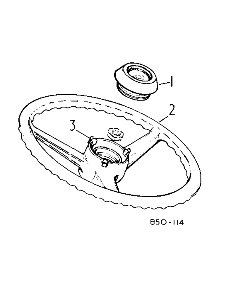 Схема запчастей Case IH 484 - (10-06) - HYDRAULICS, STEERING WHEEL (07) - HYDRAULICS