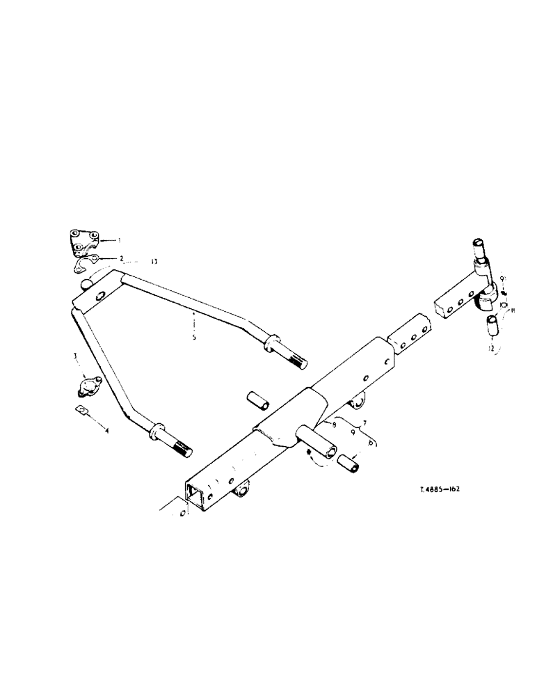 Схема запчастей Case IH 434 - (7-12) - FRONT AXLE, EXTENSION AND STAY ROD - HIGH CLEARANCE (88) - ACCESSORIES