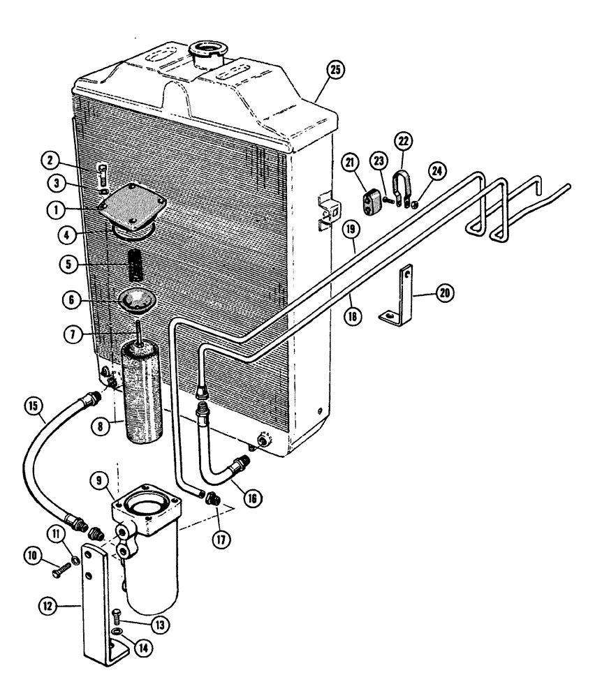 Схема запчастей Case IH 630 - (064) - TORQUE CONVERTER VALVE (06) - POWER TRAIN