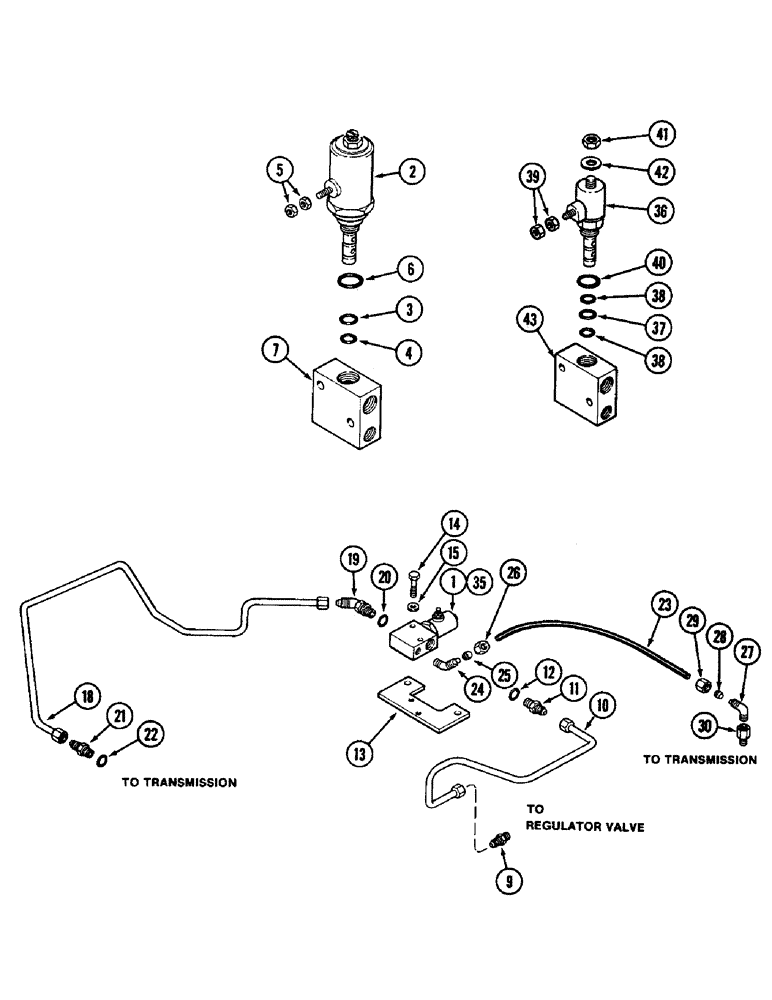 Схема запчастей Case IH 3294 - (7-248) - DIFFERENTIAL LOCK MECHANISM (07) - BRAKES