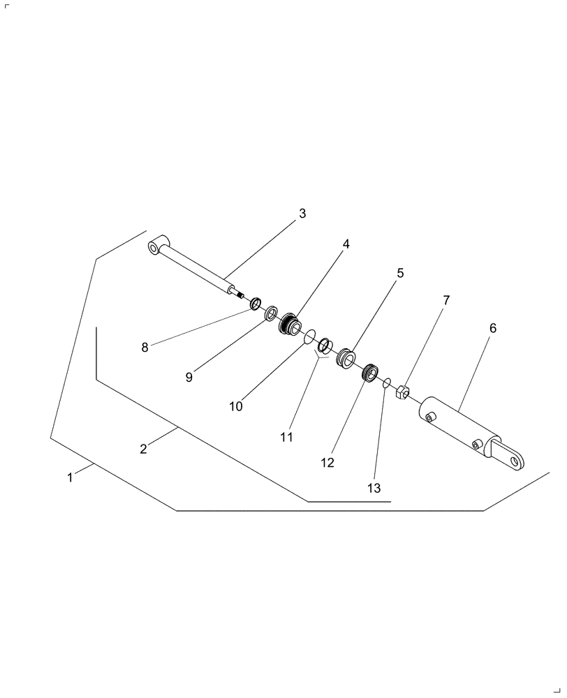 Схема запчастей Case IH WR101 - (35.900.04) - CYLINDER, LIFT, CENTER WHEEL (35) - HYDRAULIC SYSTEMS