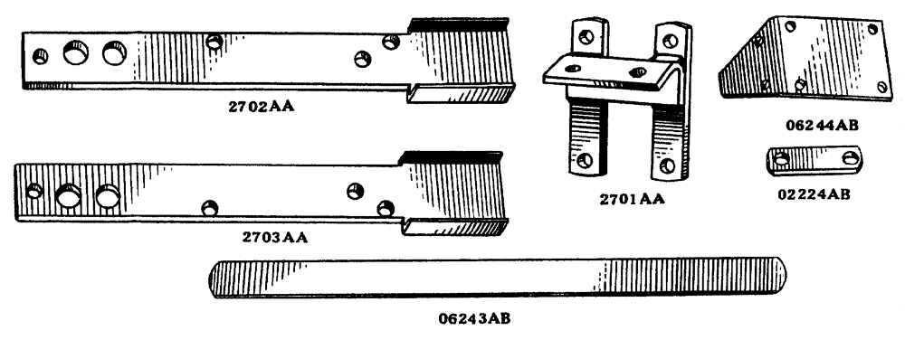 Схема запчастей Case IH LA-SERIES - (069) - SCRAPER FOR REAR WHEEL PRIOR TO TRACTOR NO. 5208165 (06) - POWER TRAIN