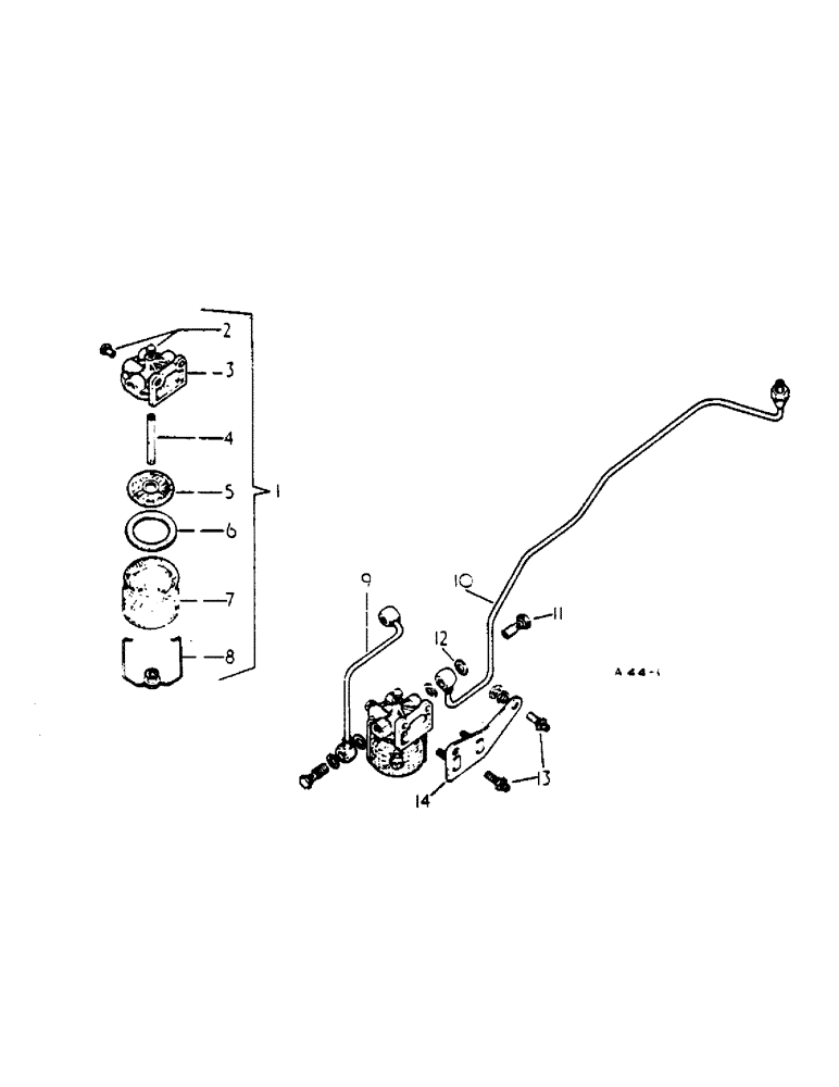 Схема запчастей Case IH 364 - (4-14) - CHASSIS WATER TRAP, UP TO 0001-B014181, 0003-B005704, 0004-B000503, 0005-B000782, 0006-B000516 (12) - CHASSIS