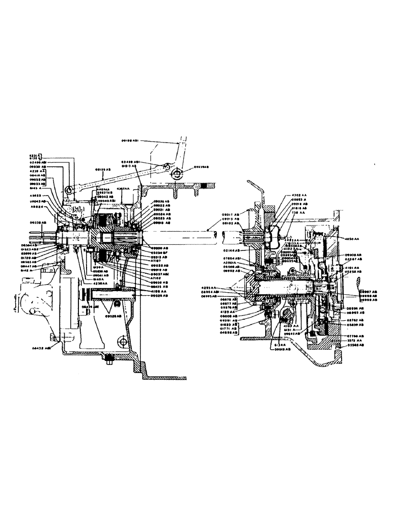 Схема запчастей Case IH D-SERIES - (142) - PTO AND HYDRAULIC ASSEMBLY (06) - POWER TRAIN