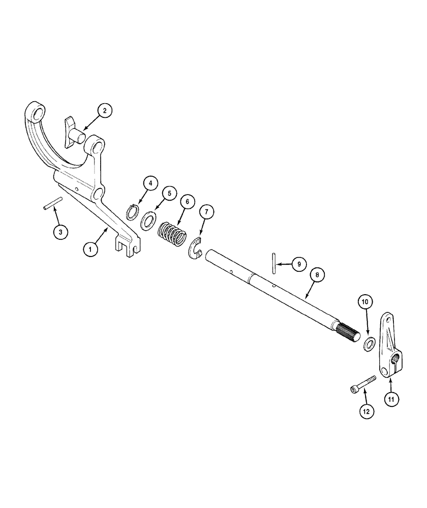 Схема запчастей Case IH MX120 - (06-19) - CREEP SPEED CONTROL (06) - POWER TRAIN