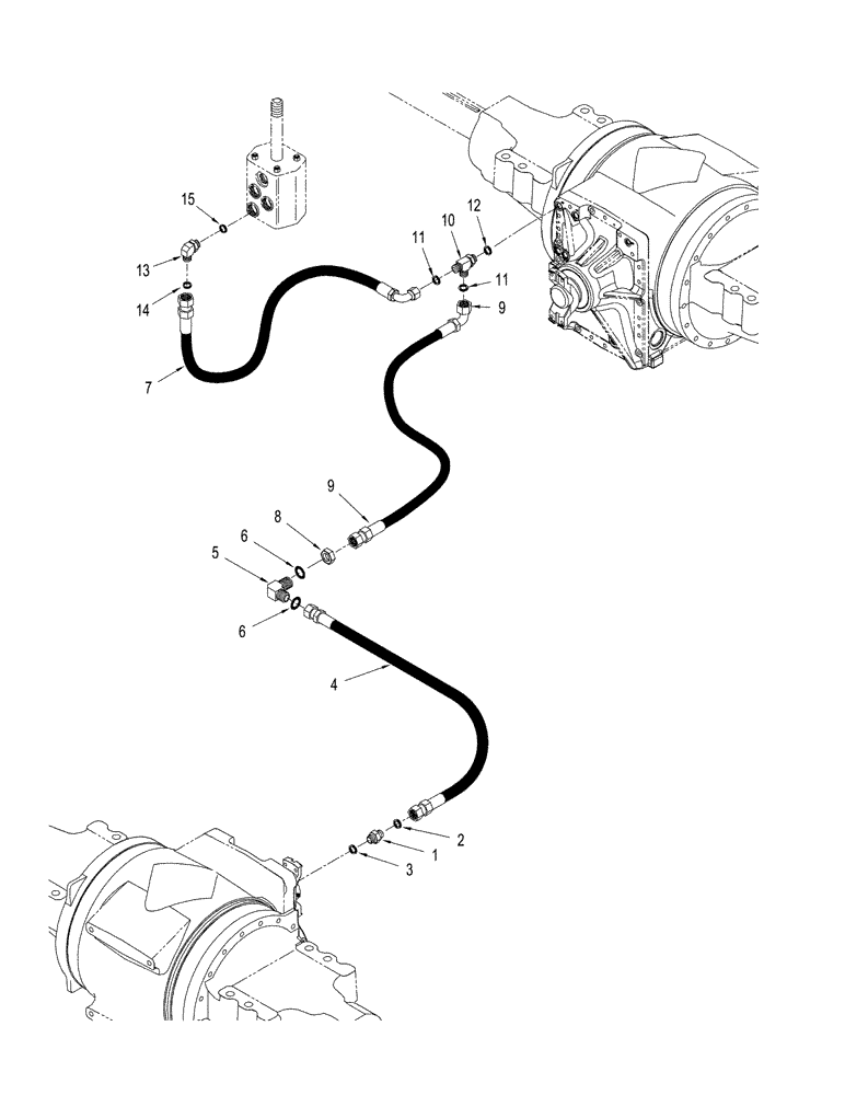 Схема запчастей Case IH STX275 - (07-03[02]) - SERVICE BRAKE CIRCUIT, WITH ACCUSTEER (07) - BRAKES