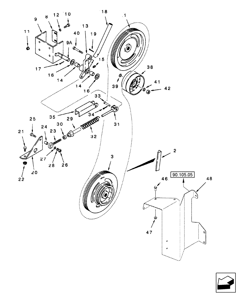 Схема запчастей Case IH 2588 - (88.210.01) - STRAW CHOPPER - DRIVE (88) - ACCESSORIES