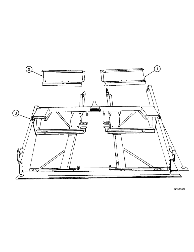 Схема запчастей Case IH INTERNATIONAL - (3-06) - HEADER MAIN FRAME 12.5, 14.5, 16.5, 19.5 AND 24.5 FOOT HEADERS, SERIAL NUMBERS 3101 AND AFTER (12) - MAIN FRAME