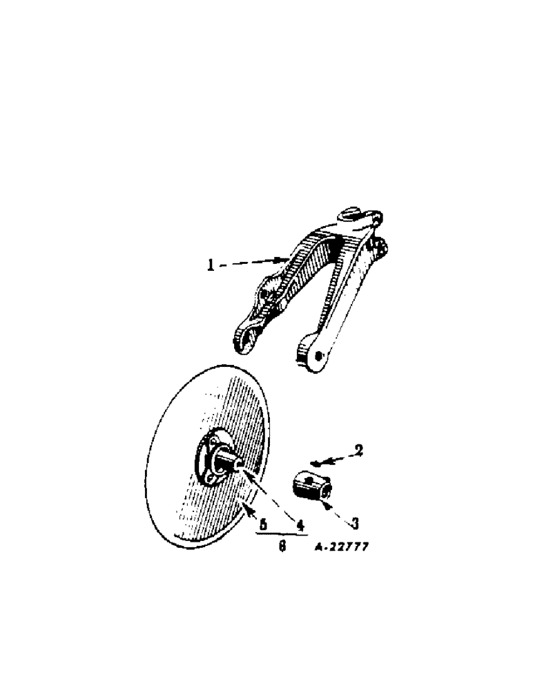 Схема запчастей Case IH 296 - (T-3[A]) - ROLLING COLTERS, SECOND BEAM 