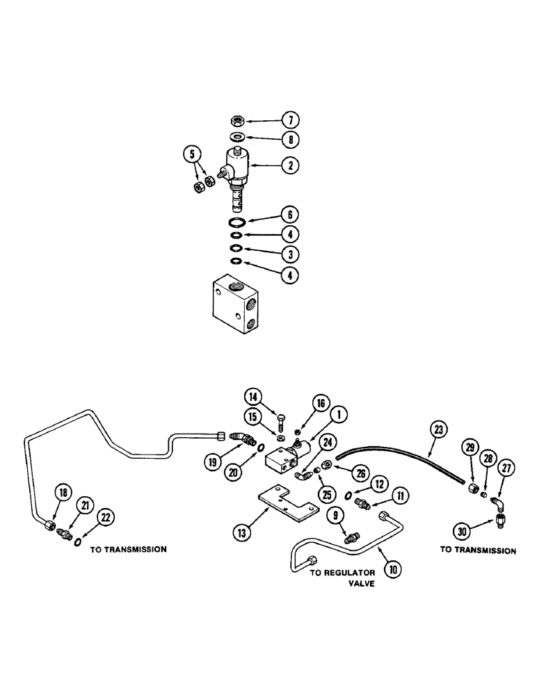 Схема запчастей Case IH 2096 - (7-244) - DIFFERENTIAL LOCK MECHANISM (07) - BRAKES