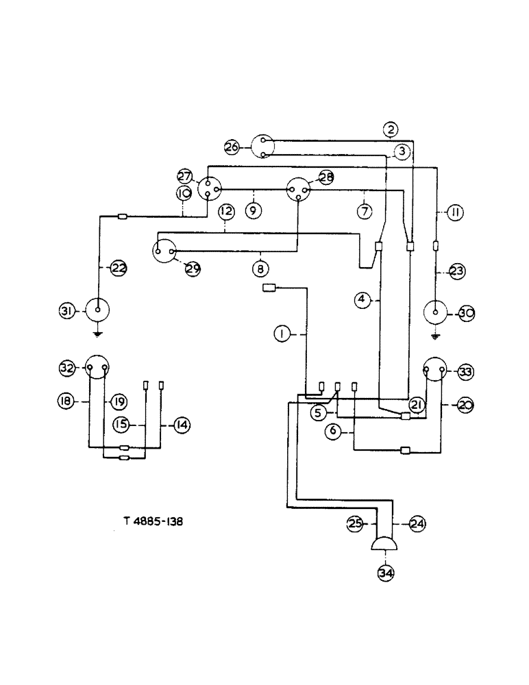 Схема запчастей Case IH 434 - (6-111) - TRACTOR CAB ATTACHMENT, ELECTRICAL - ATTACHMENTS (88) - ACCESSORIES