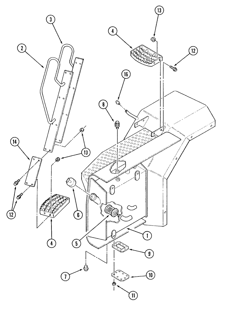 Схема запчастей Case IH STX375 - (08-21) - HYDRAULIC TANK STX 375, STX 440 (08) - HYDRAULICS