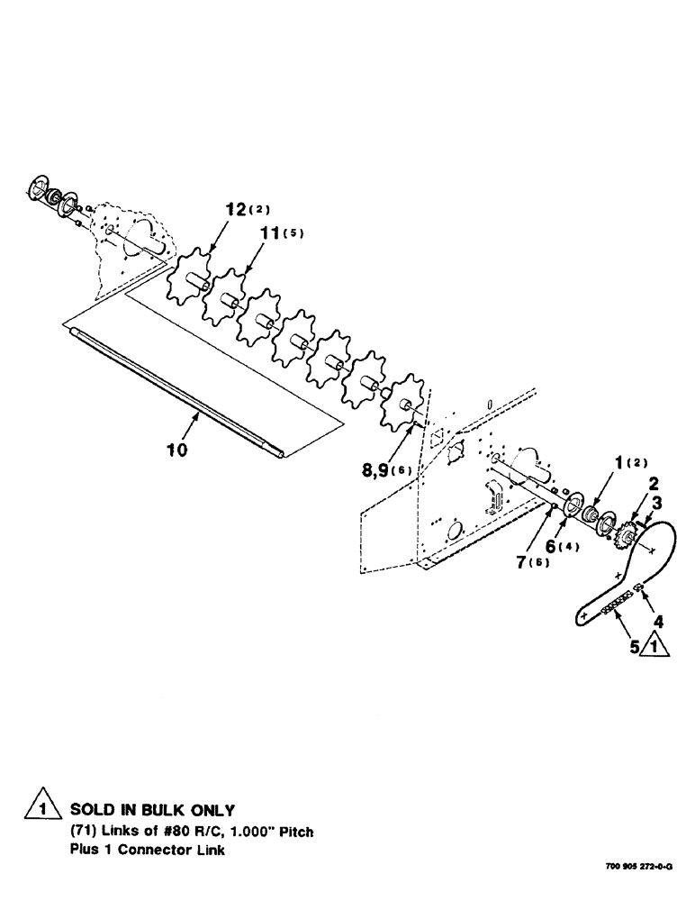 Схема запчастей Case IH 8435 - (6-28) - RIENK ASSEMBLY (12) - MAIN FRAME