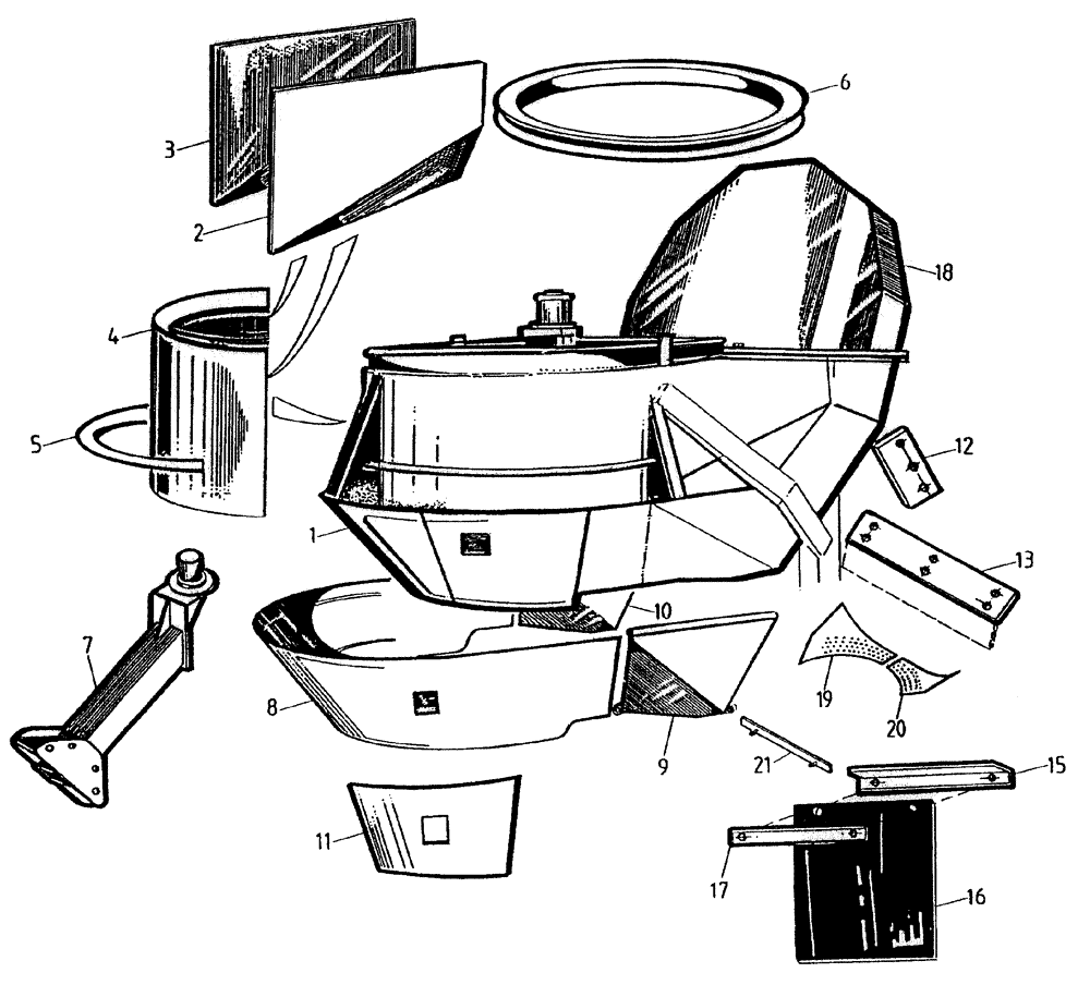 Схема запчастей Case IH 7700 - (A03[20A]) - PRIMARY EXTRACTOR {SWINGING KNIFE} Mainframe & Functioning Components
