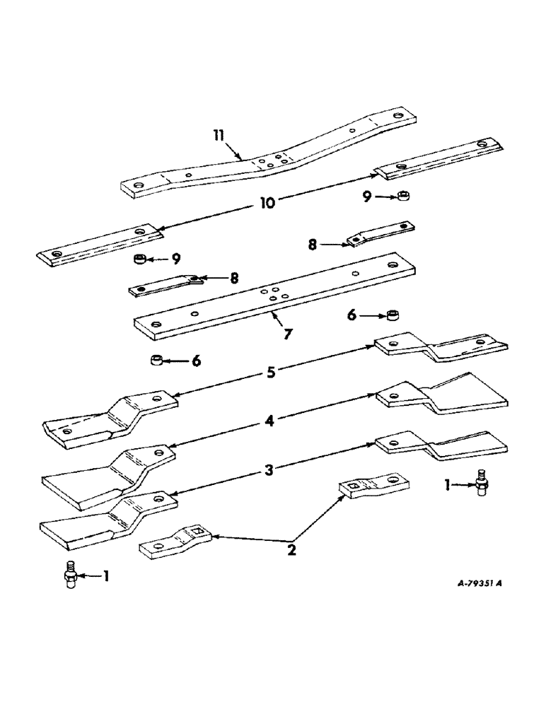 Схема запчастей Case IH 510 - (G-07) - ROTARY BLADES AND SHREDDING ATTACHMENT 