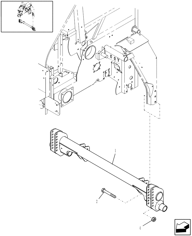Схема запчастей Case IH RBX462 - (05.10) - AXLE (05) - AXLE