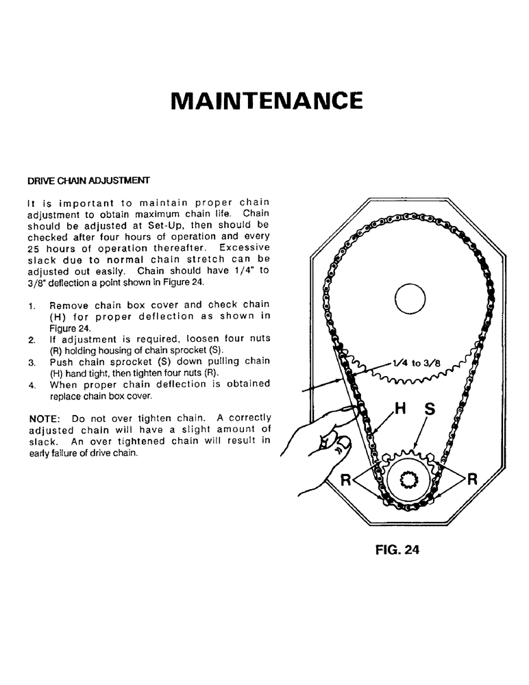 Схема запчастей Case IH 56FTS - (24) - MAINTENANCE 