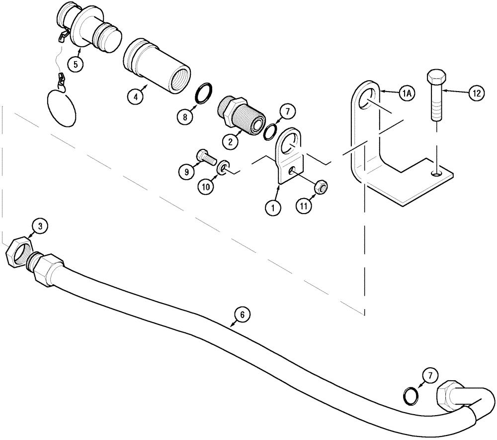 Схема запчастей Case IH MX150 - (08-22) - MOTOR RETURN COUPLER (35) - HYDRAULIC SYSTEMS