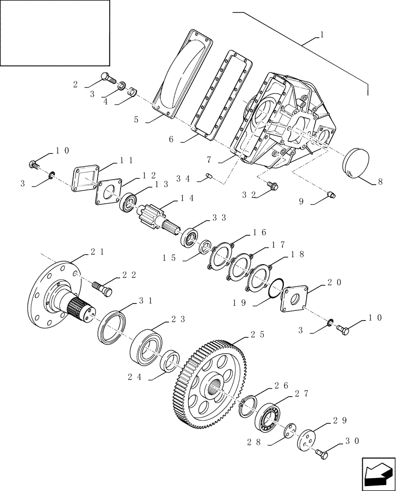 Схема запчастей Case IH 9230 - (48.130.01 ) - TRACK DRIVE, FINAL - NA ONLY (48) - TRACKS & TRACK SUSPENSION