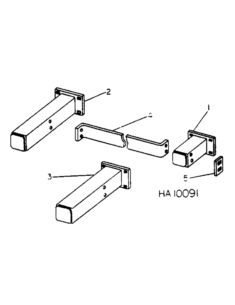 Схема запчастей Case IH 55 - (D-05) - EXTENSIONS 