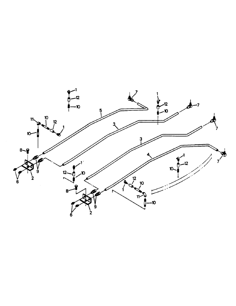 Схема запчастей Case IH 9130 - (10-28) - STEERABLE AXLE MOUNTING GREASE LINES Options & Miscellaneous